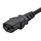 Monoprice SJT Extension Cord, 14 AWG, Indoor, 14/3, 1 Outlets, IEC 60320 C13, Black, IEC 60320 C14, 3 ft 24192 - alternate 3